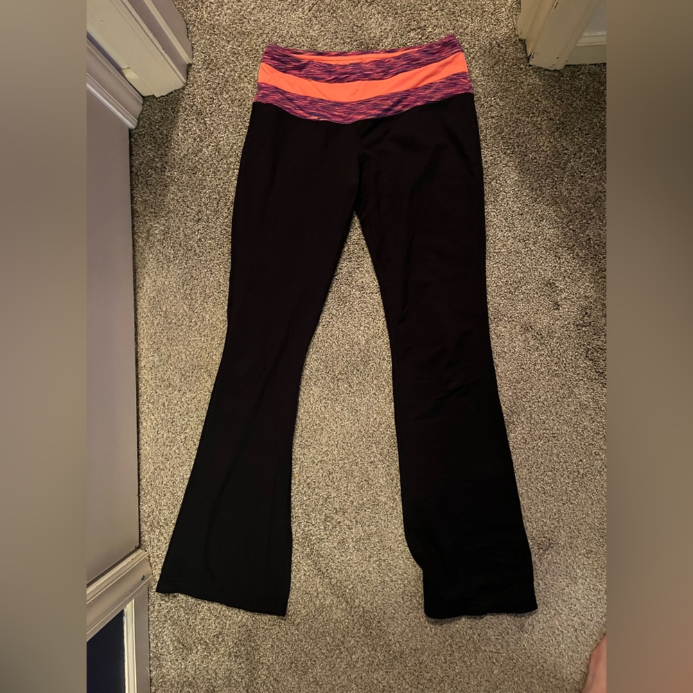 MTA Sport Black Pants with Orange and Purple Waistband